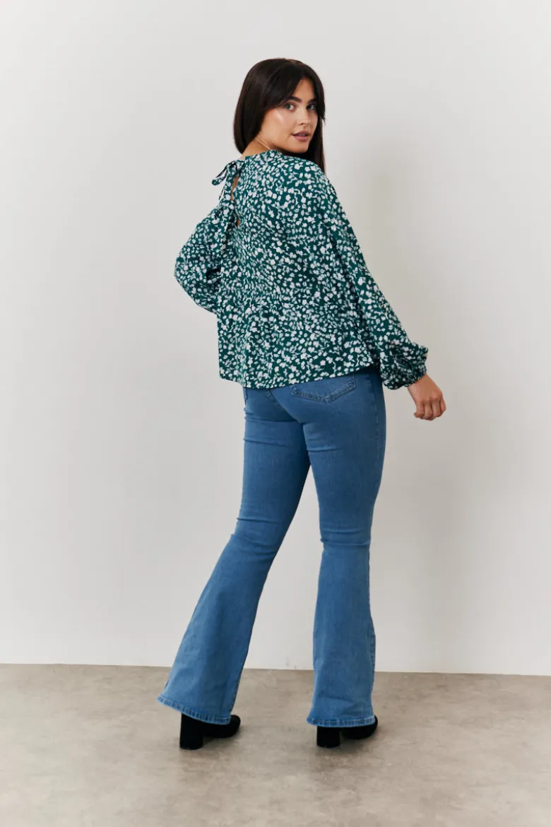 Floral Printed Smock Top