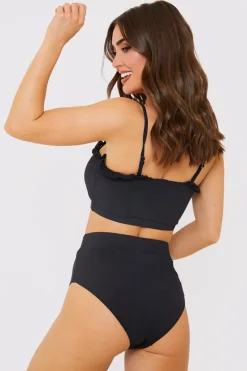 Frill Detail Bikini Top