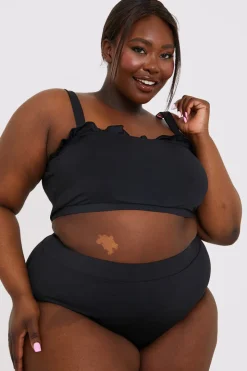 Frill Detail Bikini Top