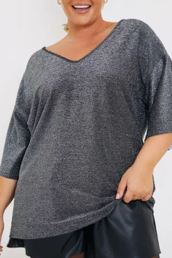 Glitter Embellished T Shirt