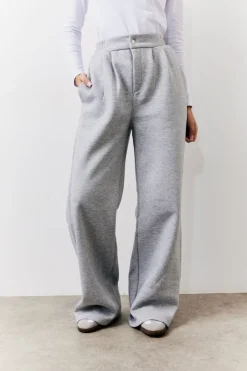 Grey Straight Leg Jogger