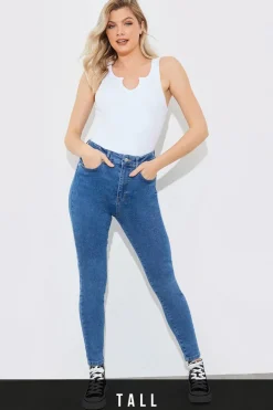 High Waisted Skinny Jeans