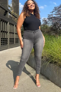 High Waisted Stretch Jegging Jeans
