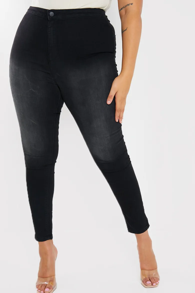 High Waisted Stretch Jegging Jeans
