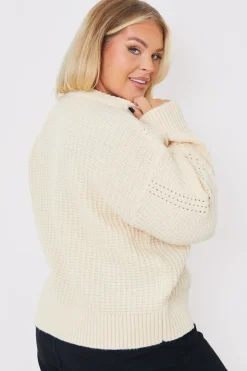 Honeycomb Stitch Knit Jumper