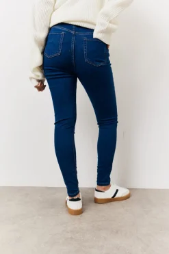 Indigo Adjustable Skinny Jeans