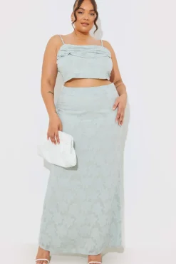 Jacquard Co-Ord Maxi Skirt