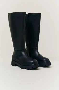 Jess Chunky Heeled High Leg Boot