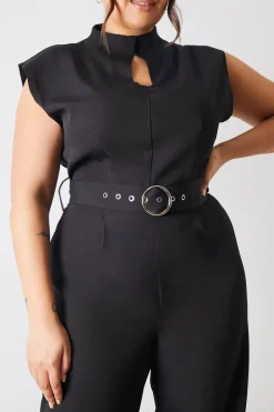 Key Hole Front Jumpsuit