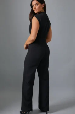 Key Hole Front Jumpsuit