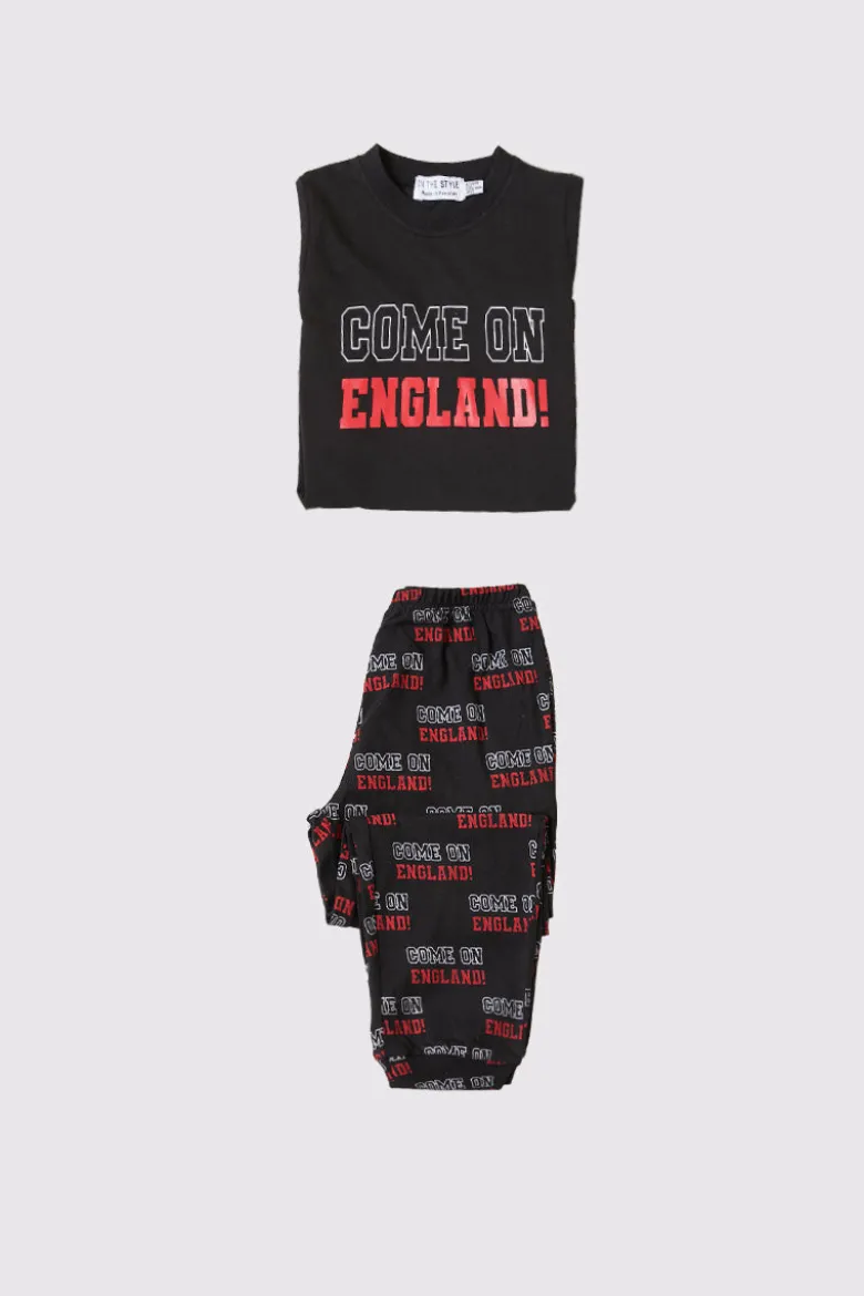 Kids Come On England Short Sleeve Pj Set