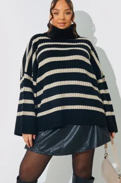 Knitted Roll Neck Jumper