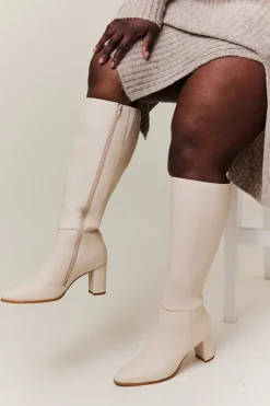 Kylie Heeled High Leg Boot