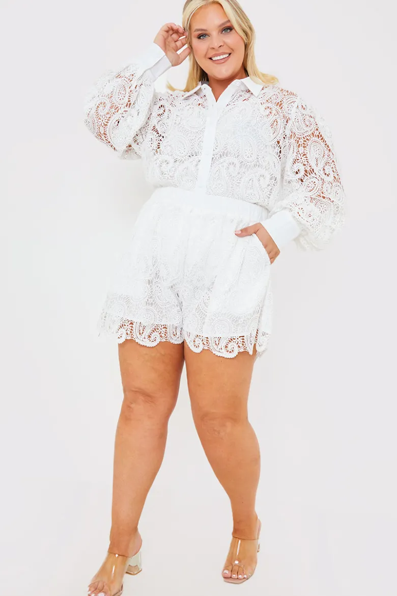 Lace Co-Ord Shorts