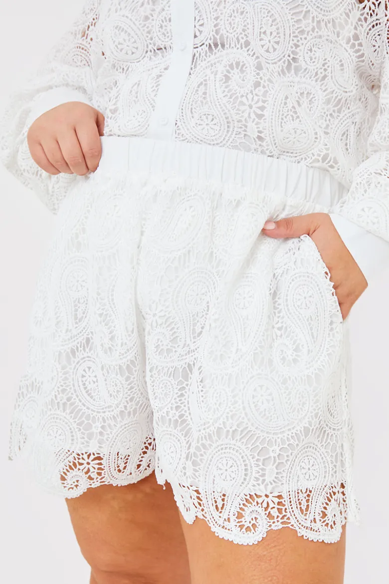 Lace Co-Ord Shorts