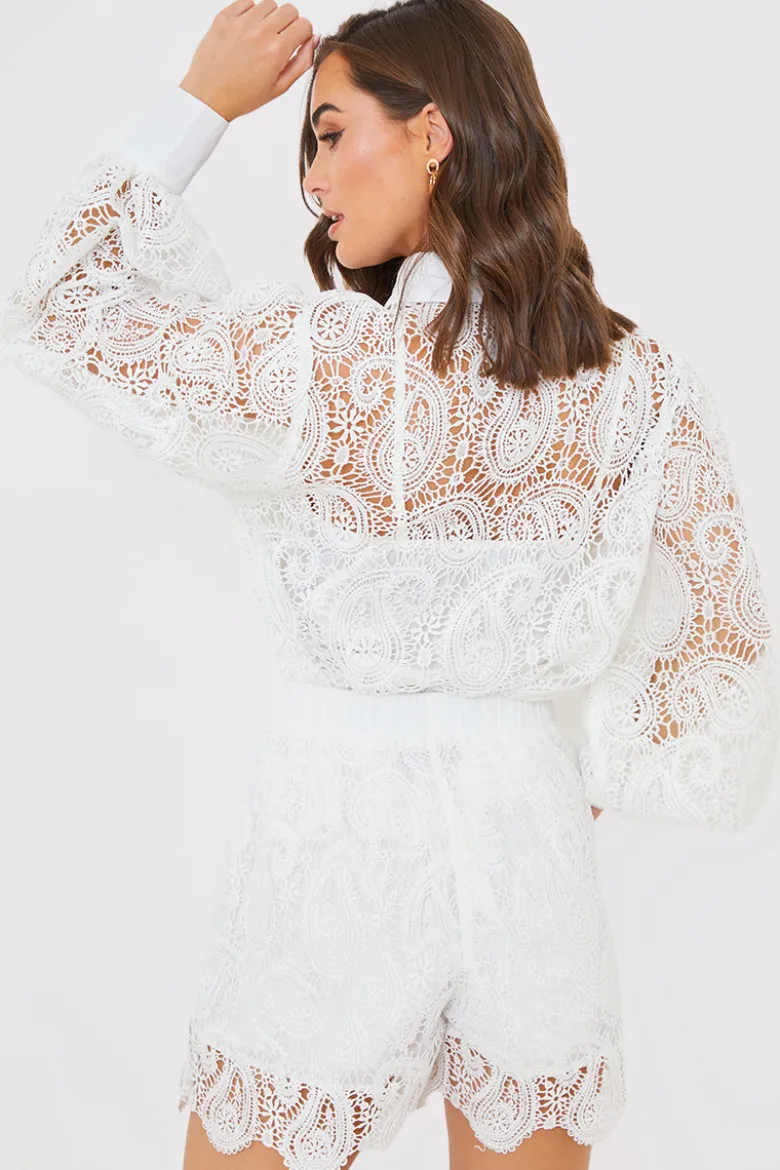 Lace Co-Ord Shorts