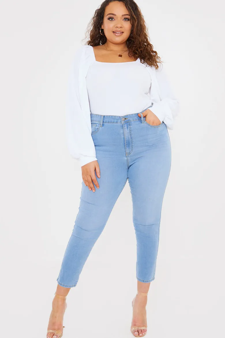 Light Wash Skinny Jeans