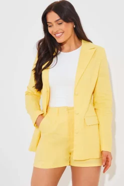 Linen Look Co-Ord Shorts