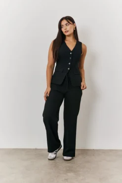 Longline Button Through Waistcoat