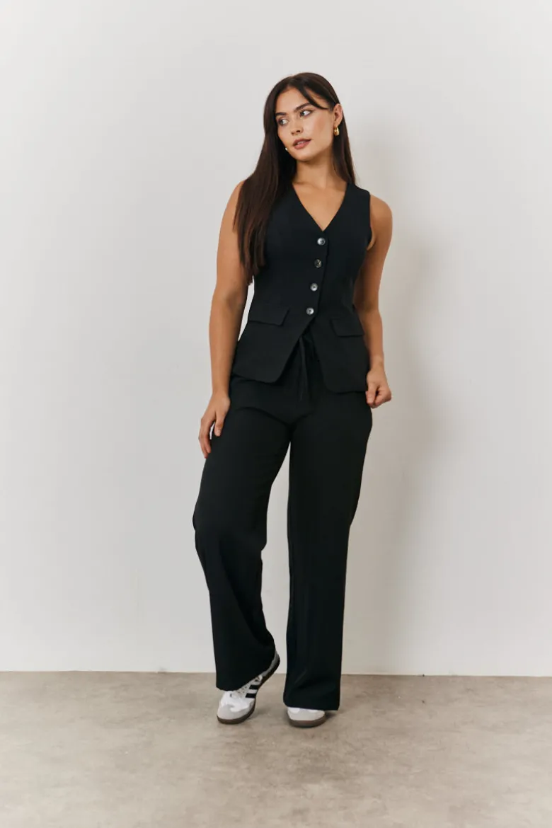 Longline Button Through Waistcoat