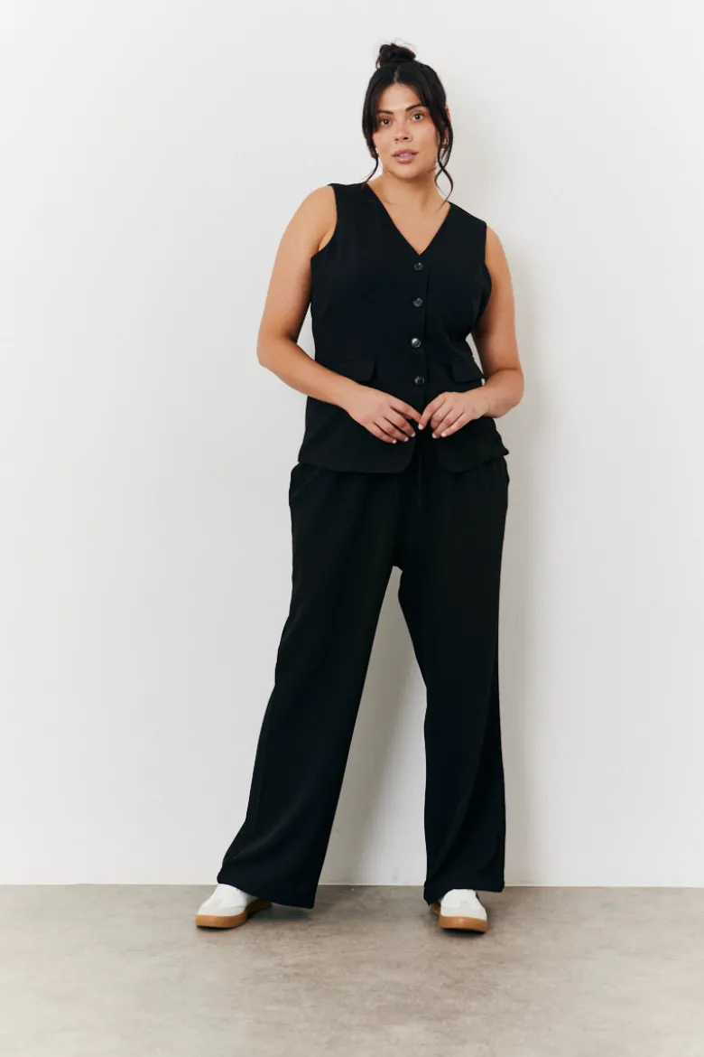 Longline Button Through Waistcoat