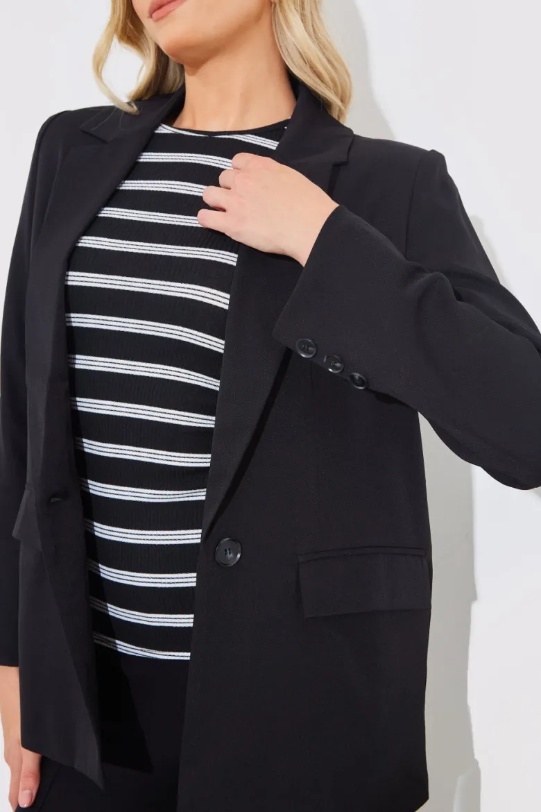 Longlined Tailored Blazer