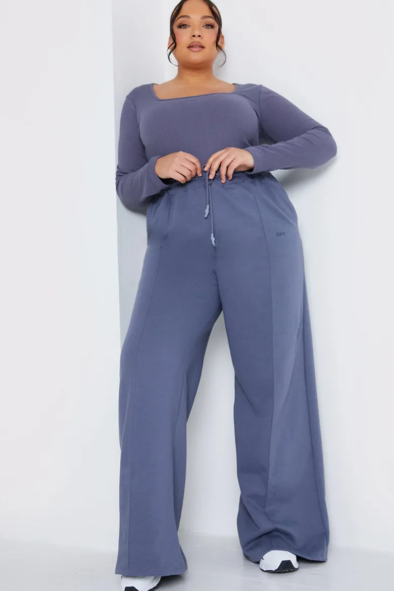 Long Sleeved Ribbed Square Neck Bodysuit