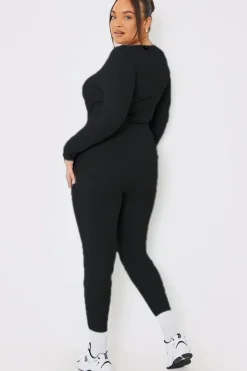 Long Sleeve Scoop Neck Unitard