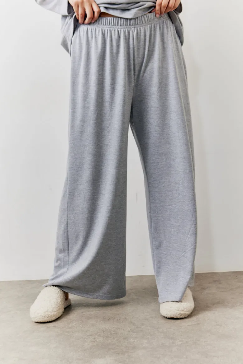 Long Sleeve Top and Trouser Slogan PJ Set