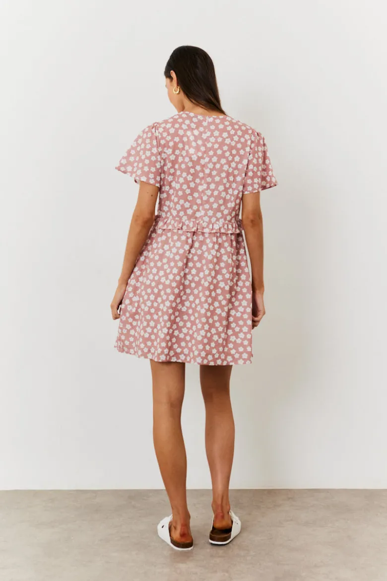 Maternity Floral Print Skater Dress
