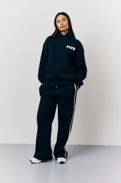 Navy Fits Bubble Print Co-Ord Hoodie