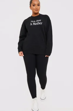 Not Just A Mother Slogan Sweater