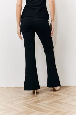 Occasion Black Flare Trousers