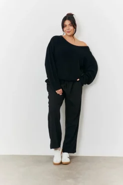 Off Shoulder Knit Jumper