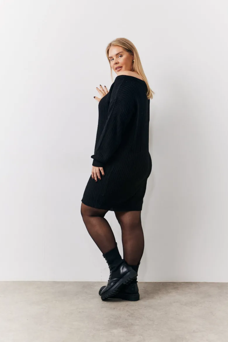 Off The Shoulder Knitted Dress