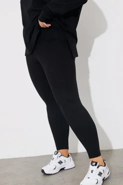 Off The Shoulder Long Sleeve T Shirt And Legging Set