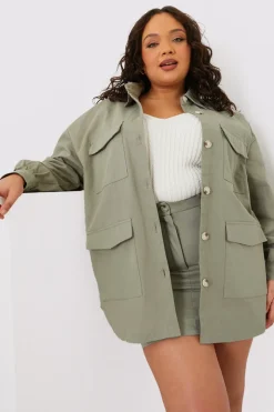 Oversized Utility Cargo Jacket
