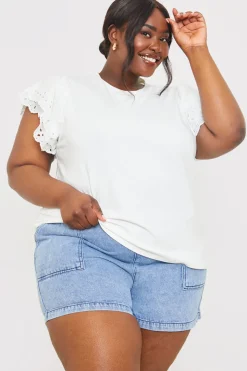 Paper Bag Denim Short
