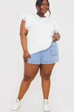 Paper Bag Denim Short