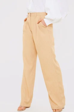 Pin Stripe Wide Leg Trousers