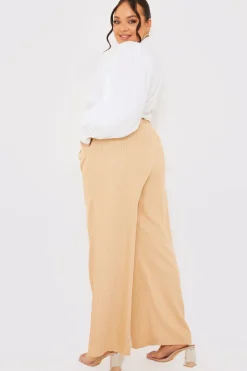 Pin Stripe Wide Leg Trousers