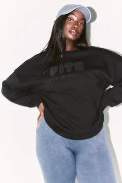 Printed Fits Crew Neck Sweatshirt