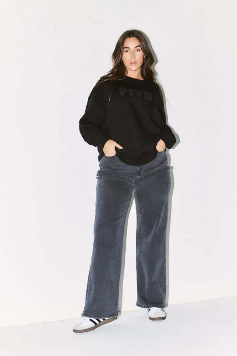 Printed Fits Crew Neck Sweatshirt