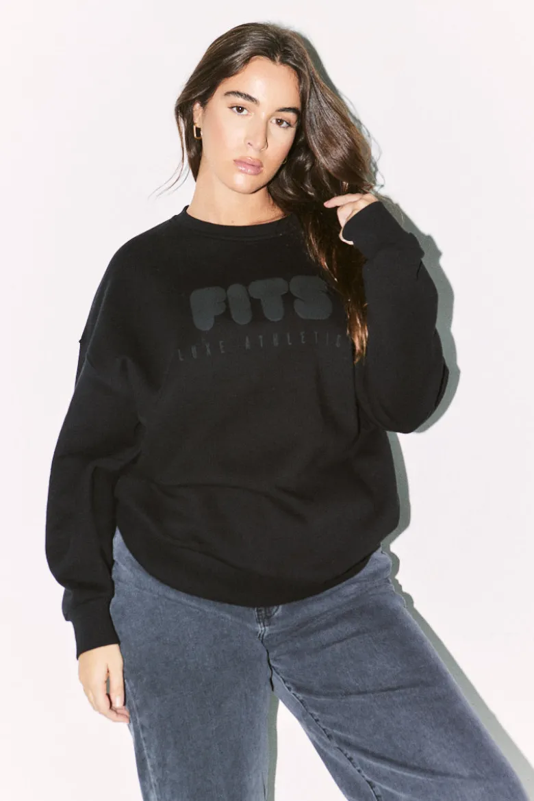 Printed Fits Crew Neck Sweatshirt
