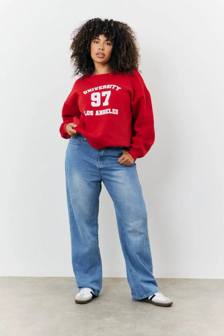 97 Printed Varsity Sweatshirt