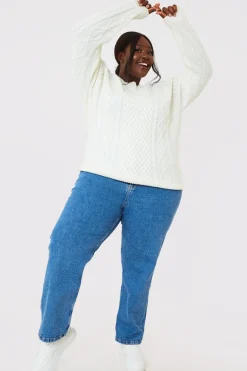 Recycled Cable Knitted Jumper