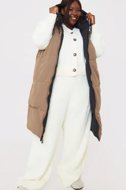Recycled Longline Reversible Gilet