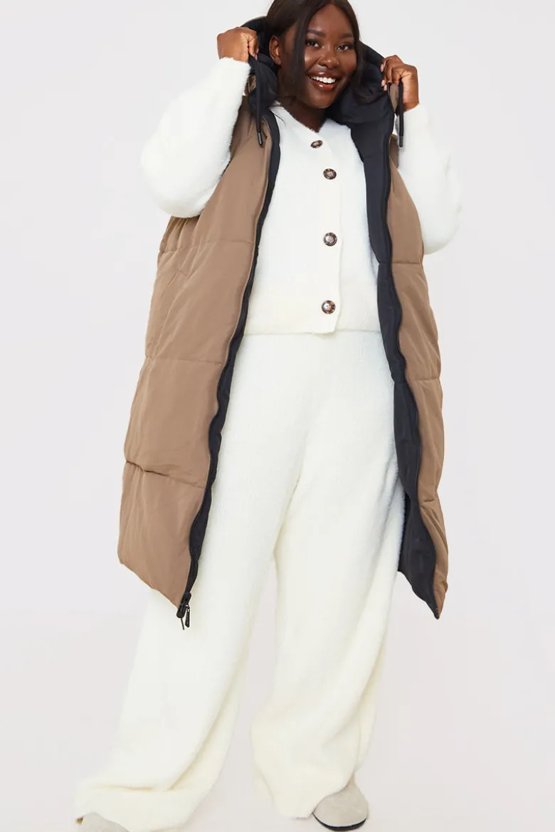Recycled Longline Reversible Gilet