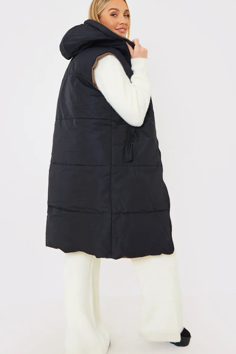 Recycled Longline Reversible Gilet