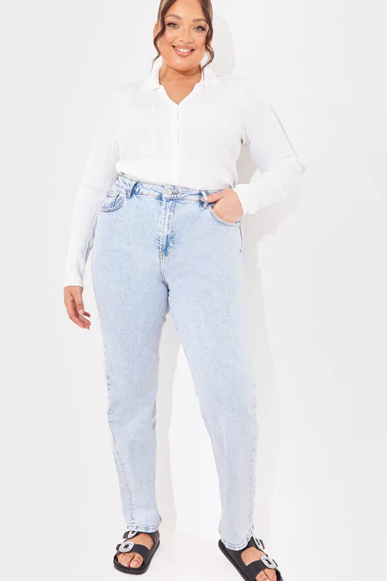 Ribbed CollaFitted Cardigan